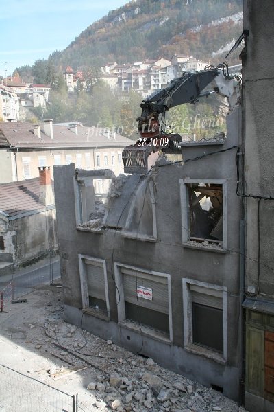 Démolition d'immeuble au Fb Marcel à St-Claude (39) Fbm_12