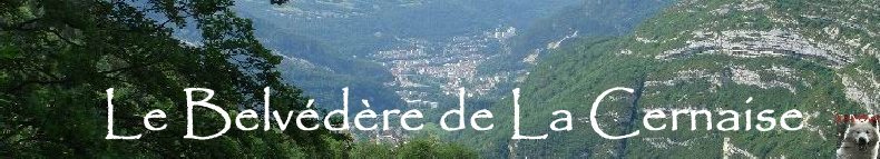 Le Belvédère de la Cernaise (39) 1 100 m d'altitude Logo