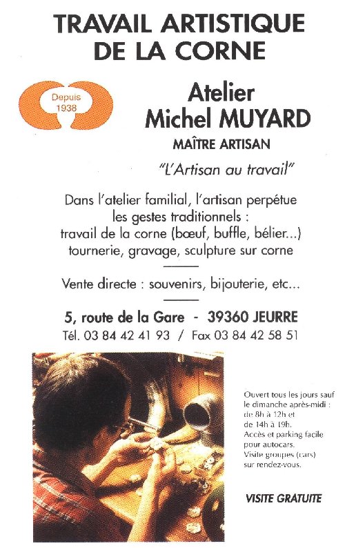 Le travail artistique de la corne - Jeurre (39). 0032
