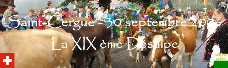 La 19 ème Désalpe de St-Cergue (VD) Logo