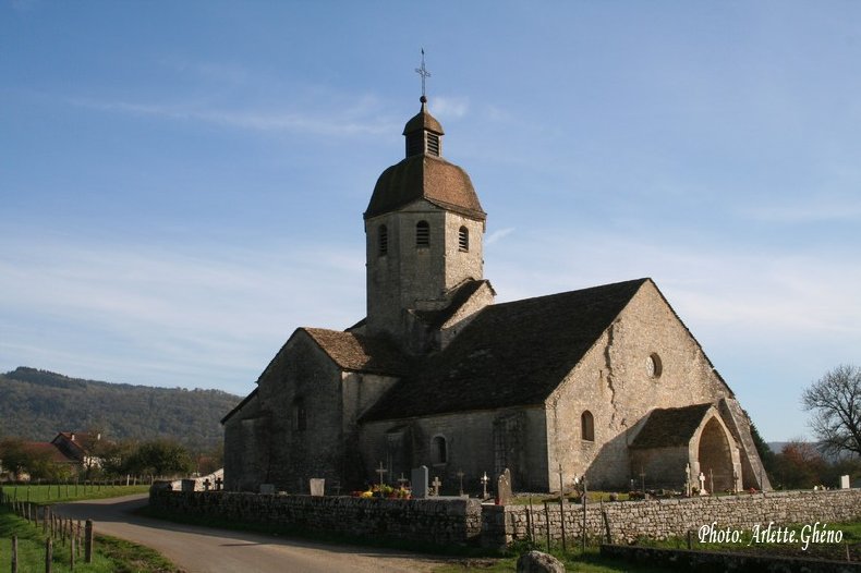 048 - St-Hymetière (39) L'église Ste Marie 0002a