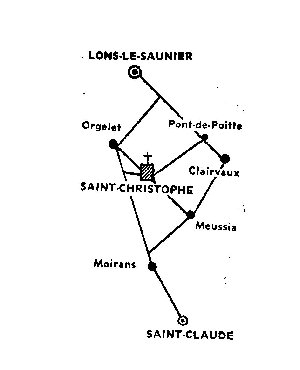 044 -Saint-Christophe (39) La prieurale Carte