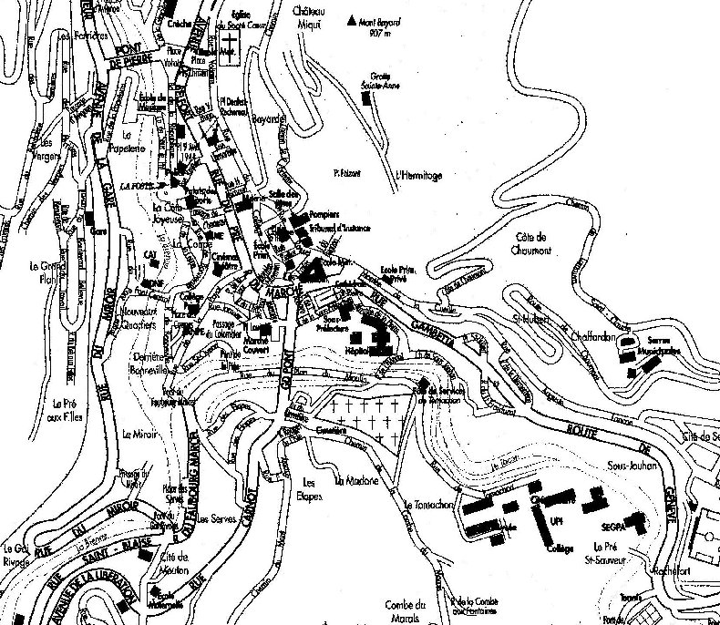 Saint-Claude au début du XX siècle (39) Plan